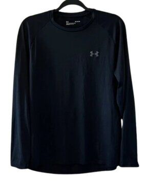 Under Armour Black Long-Sleeve Athletic Tee